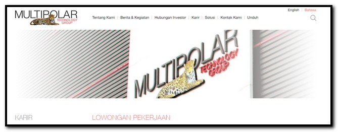 lowongan kerja multipolar technology