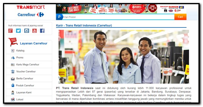 pengalaman tes trans retail carrefour