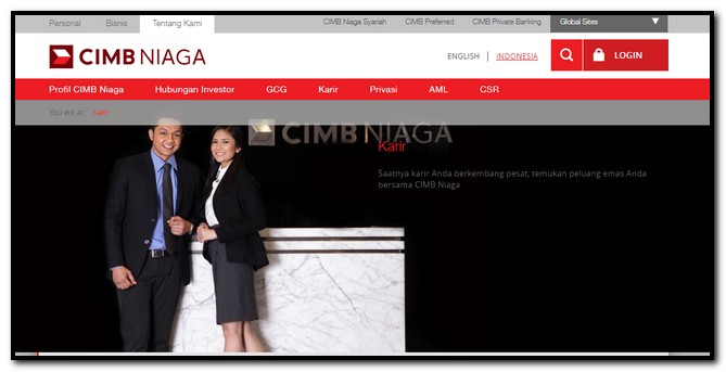 Pengalaman tes bank CIMB Niaga