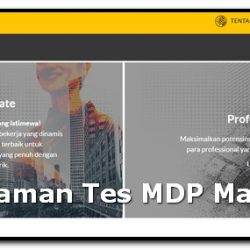 Pengalaman Tes MDP Maybank