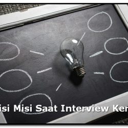 Visi misi saat interview kerja