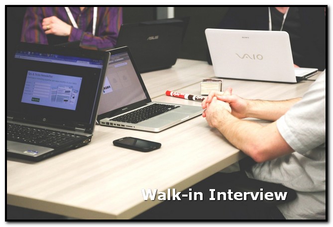 walk in interview adalah