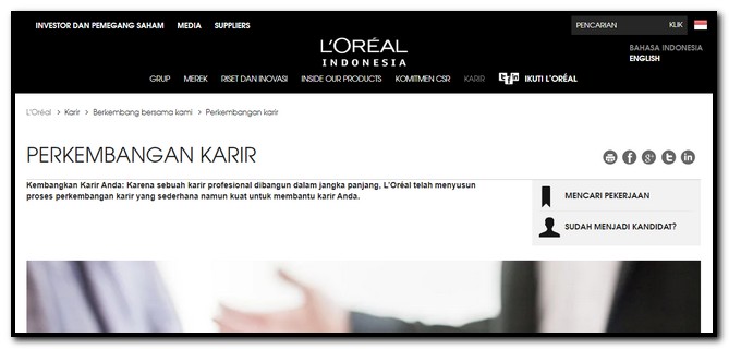 pengalaman tes L’Oreal Indonesia YEP