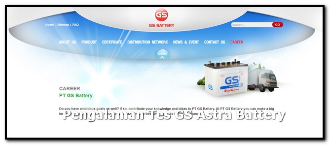 pengalaman tes gs astra battery