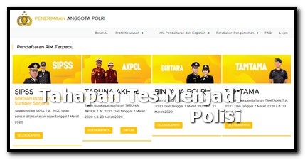 pengalaman tes kepolisian