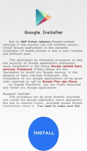 cara install google installer