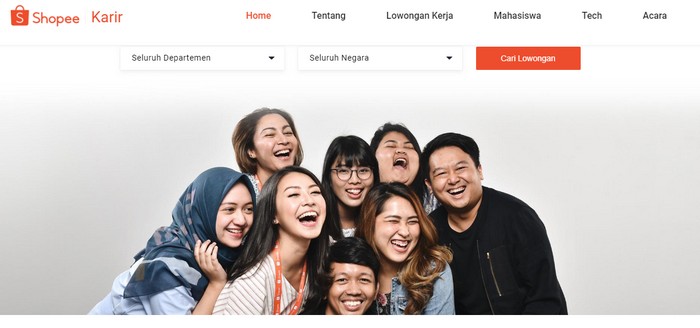 cara melamar kerja di shopee