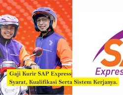gaji kurir sap express
