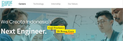 gaji freelance ruang guru