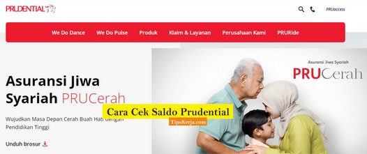 cara mengecek saldo prudential