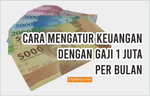 cara mengatur keuangan dengan gaji 1 juta per bulan